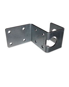 Bracket cross partition door lateral swivelling pipe 1"